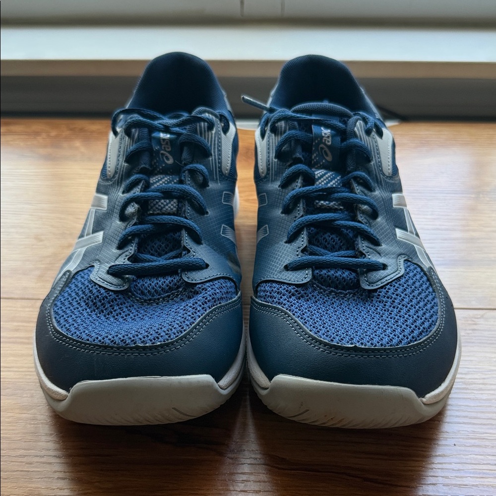 ASICS Gel-Rocket Volleyball Shoes - Blue/Silver